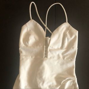 White Formal Charlotte Russe Dress